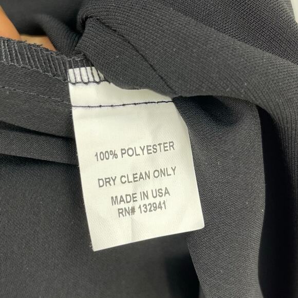 Amanda Uprichard | Queen Gown in Black Halter Neck Maxi Dress w/ Slit S - Picture 16 of 16